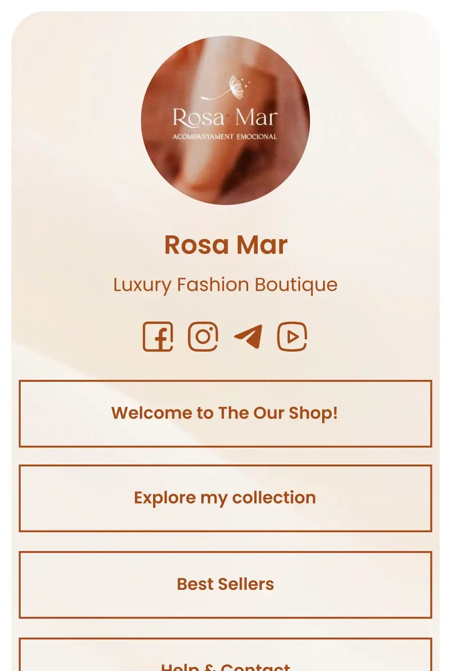 Link in bio template example